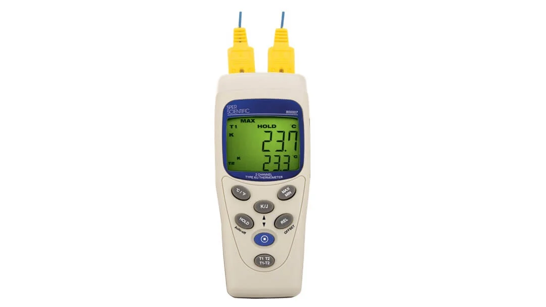 Máy đo nhiệt độ điện tử 2 kênh 800007 - Sper Scientific