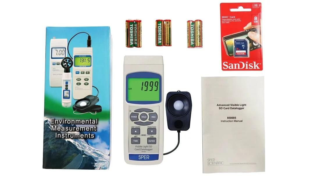 Máy đo cường độ sáng Datalog 850005 - Sper Scientific - Ảnh 5 | Le Quoc Equipment