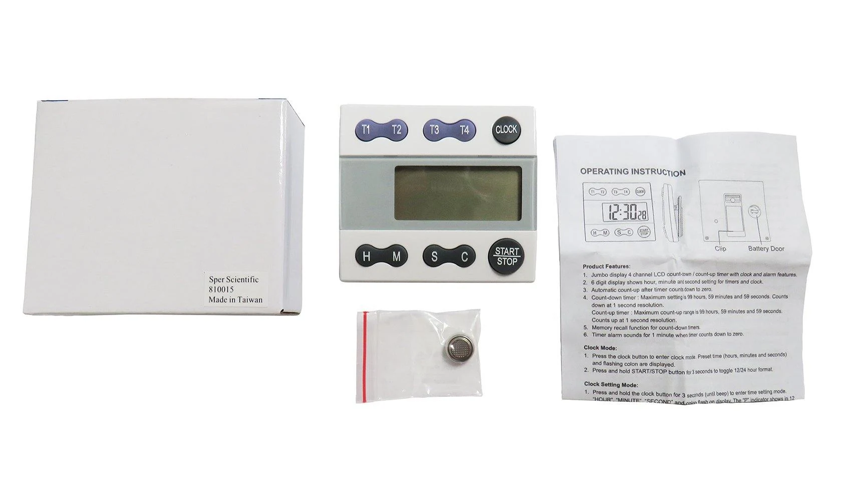 5-Channel Timer 810015 - Sper Scientific - Ảnh 4 | Le Quoc Equipment
